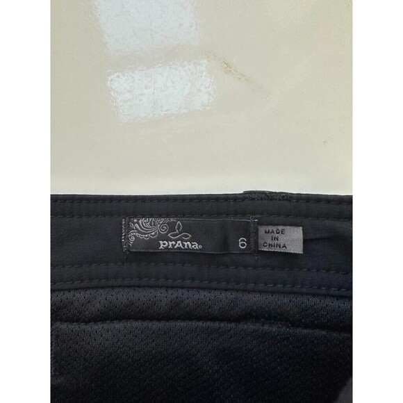 Prana Women's Hallena Pant Straight Leg Black Sz 6 Bouldering Hiking Lightweight - Picture 8 of 8